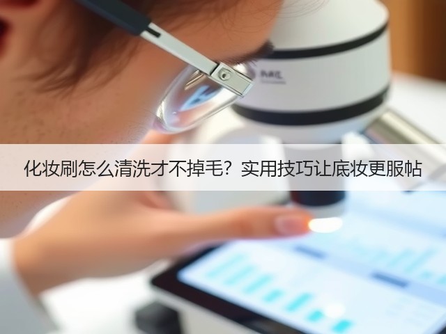 化妆刷怎么清洗才不掉毛?实用技巧让底妆更服帖(图2) 化妆刷怎么清洗才不掉毛?实用技巧让底妆更服帖(图2)