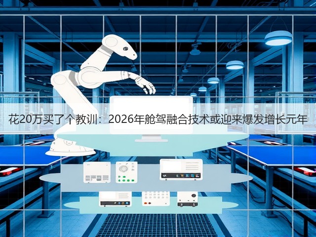 花20万买了个教训:2026年舱驾融合技术或迎来爆发增长元年(图3) 花20万买了个教训:2026年舱驾融合技术或迎来爆发增长元年(图3)