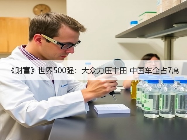 《财富》世界500强：大众力压丰田 中国车企占7席(图1)