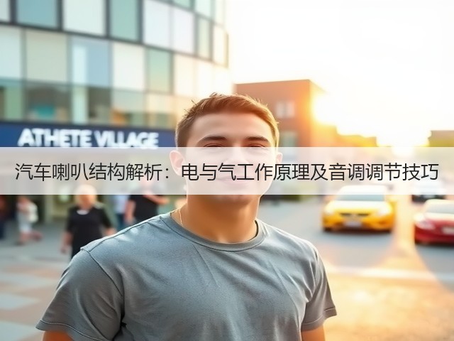 汽车喇叭结构解析:电与气工作原理及音调调节技巧(图3) 汽车喇叭结构解析:电与气工作原理及音调调节技巧(图3)