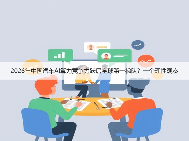 2026年中国汽车AI算力竞争力跃居全球第一梯队?一个理性观察(图3) 2026年中国汽车AI算力竞争力跃居全球第一梯队?一个理性观察(图3)
