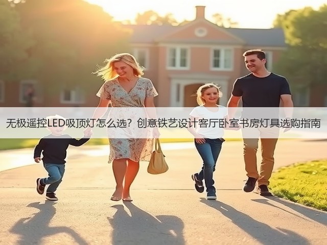 无极遥控LED吸顶灯怎么选?创意铁艺设计客厅卧室书房灯具选购指南(图2) 无极遥控LED吸顶灯怎么选?创意铁艺设计客厅卧室书房灯具选购指南(图2)