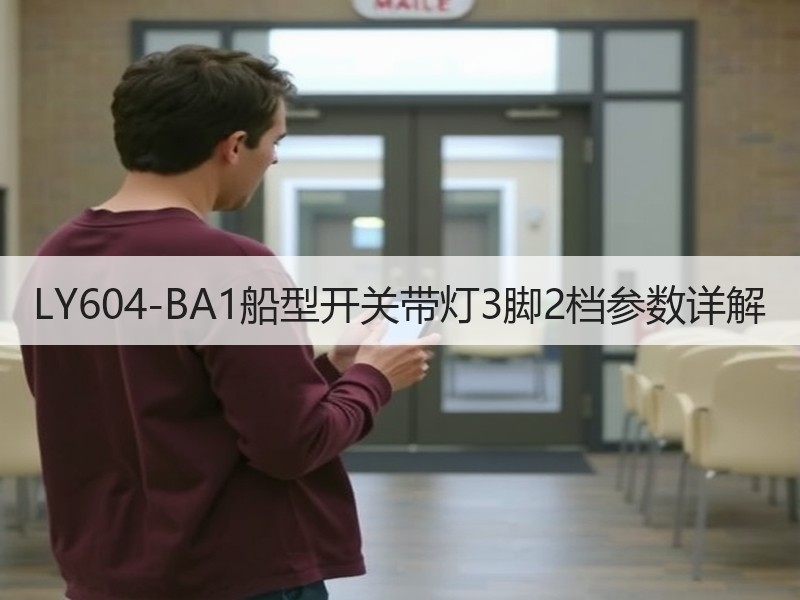 LY604-BA1船型开关带灯3脚2档参数详解