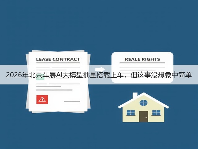 2026年北京车展AI大模型批量搭载上车,但这事没想象中简单(图1) 2026年北京车展AI大模型批量搭载上车,但这事没想象中简单(图1)