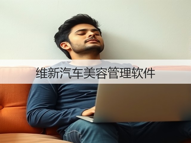 维新汽车美容管理软件(图3)