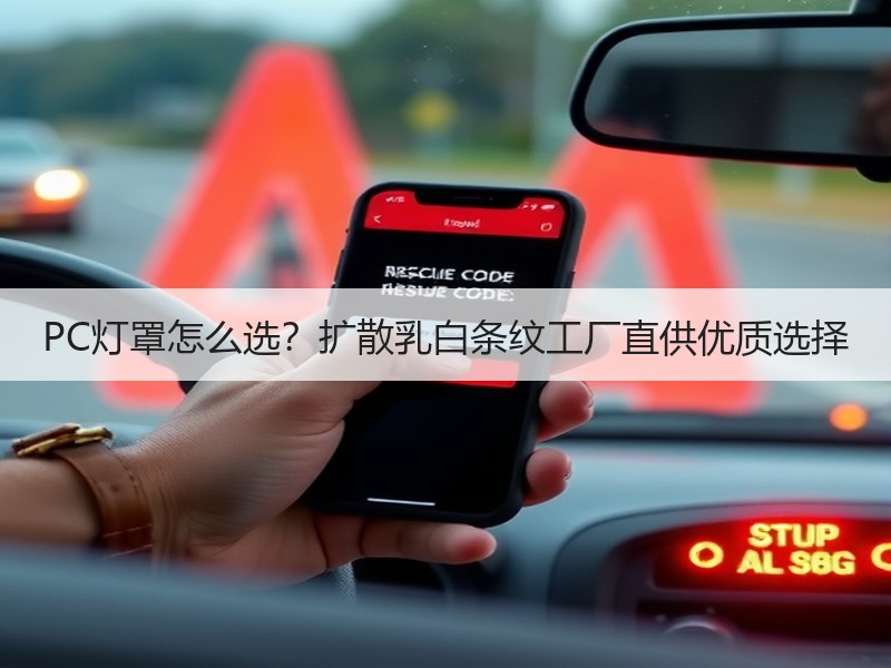 PC灯罩怎么选？扩散乳白条纹工厂直供优质选择汽车配件图片
