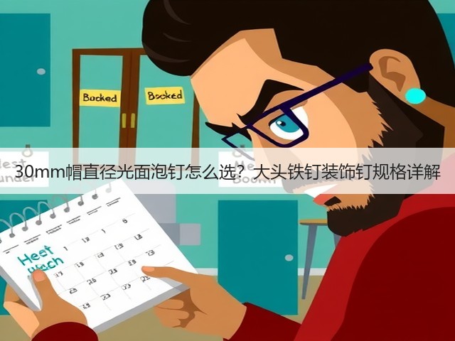 30mm帽直径光面泡钉怎么选?大头铁钉装饰钉规格详解(图3) 30mm帽直径光面泡钉怎么选?大头铁钉装饰钉规格详解(图3)