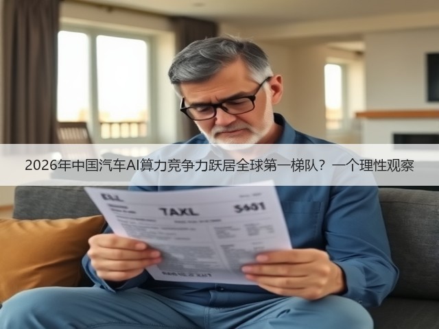 2026年中国汽车AI算力竞争力跃居全球第一梯队?一个理性观察(图2) 2026年中国汽车AI算力竞争力跃居全球第一梯队?一个理性观察(图2)