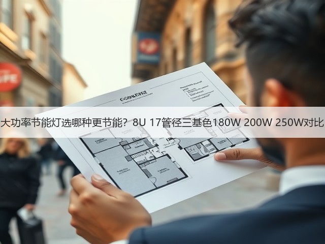 大功率节能灯选哪种更节能？8U 17管径三基色180W 200W 250W对比(图3)