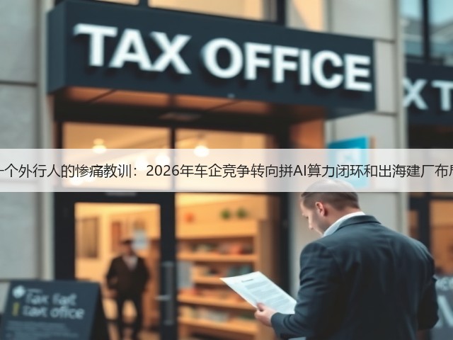一个外行人的惨痛教训:2026年车企竞争转向拼AI算力闭环和出海建厂布局(图1) 一个外行人的惨痛教训:2026年车企竞争转向拼AI算力闭环和出海建厂布局(图1)