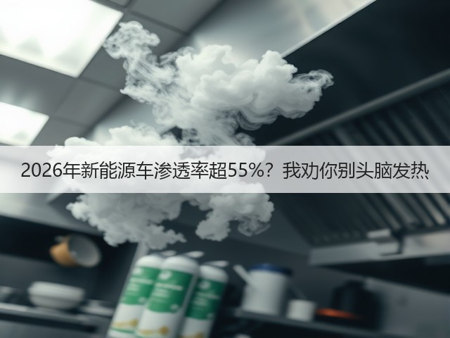2026年新能源车渗透率超55%?我劝你别头脑发热(图2) 2026年新能源车渗透率超55%?我劝你别头脑发热(图2)