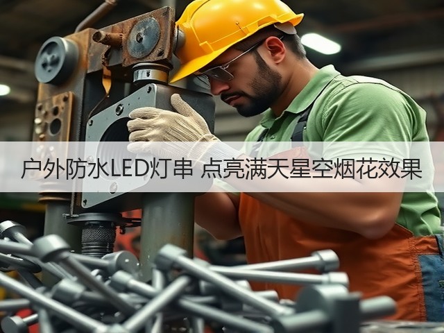 户外防水LED灯串 点亮满天星空烟花效果(图1)