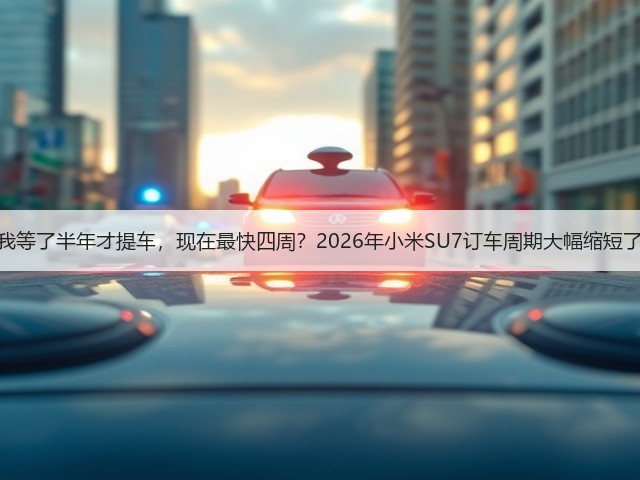 我等了半年才提车,现在最快四周?2026年小米SU7订车周期大幅缩短了(图2) 我等了半年才提车,现在最快四周?2026年小米SU7订车周期大幅缩短了(图2)
