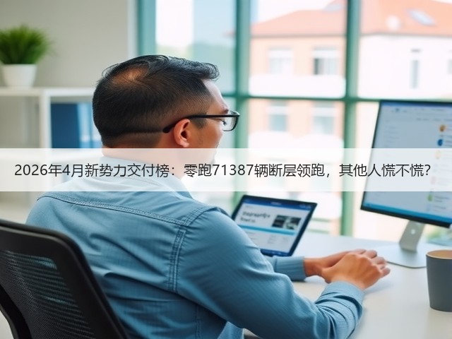 2026年4月新势力交付榜:零跑71387辆断层领跑,其他人慌不慌?(图1) 2026年4月新势力交付榜:零跑71387辆断层领跑,其他人慌不慌?(图1)