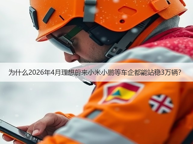 为什么2026年4月理想蔚来小米小鹏等车企都能站稳3万辆?(图2) 为什么2026年4月理想蔚来小米小鹏等车企都能站稳3万辆?(图2)
