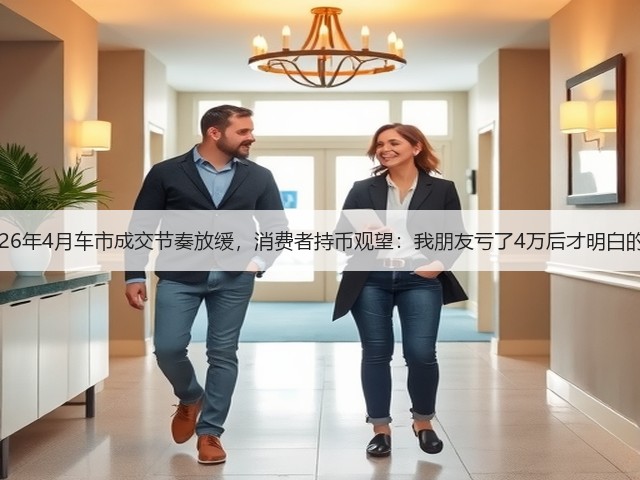 2026年4月车市成交节奏放缓,消费者持币观望:我朋友亏了4万后才明白的事(图2) 2026年4月车市成交节奏放缓,消费者持币观望:我朋友亏了4万后才明白的事(图2)