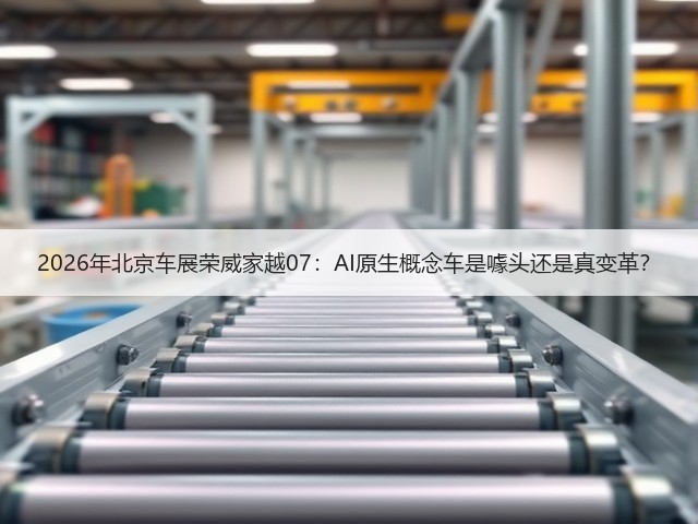 2026年北京车展荣威家越07:AI原生概念车是噱头还是真变革?(图2) 2026年北京车展荣威家越07:AI原生概念车是噱头还是真变革?(图2)