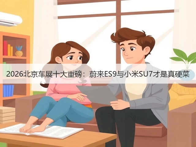 2026北京车展十大重磅:蔚来ES9与小米SU7才是真硬菜(图3) 2026北京车展十大重磅:蔚来ES9与小米SU7才是真硬菜(图3)
