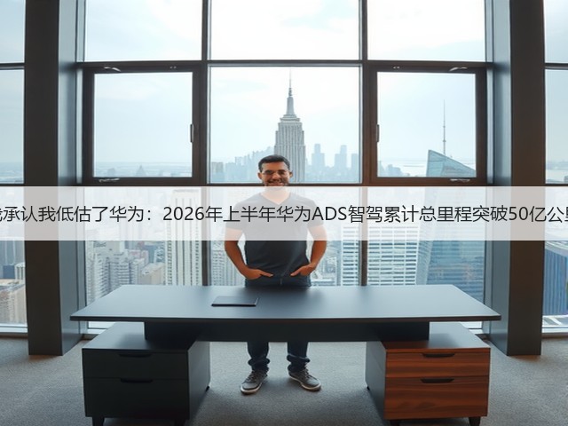 我承认我低估了华为:2026年上半年华为ADS智驾累计总里程突破50亿公里(图3) 我承认我低估了华为:2026年上半年华为ADS智驾累计总里程突破50亿公里(图3)