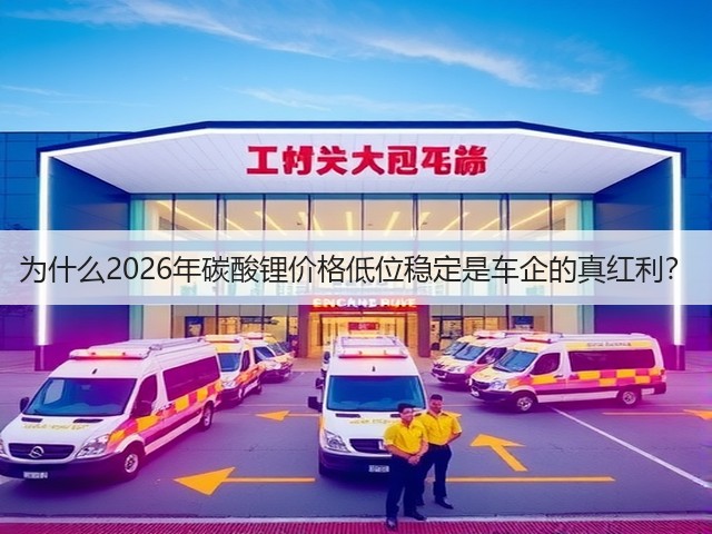 为什么2026年碳酸锂价格低位稳定是车企的真红利?(图3) 为什么2026年碳酸锂价格低位稳定是车企的真红利?(图3)
