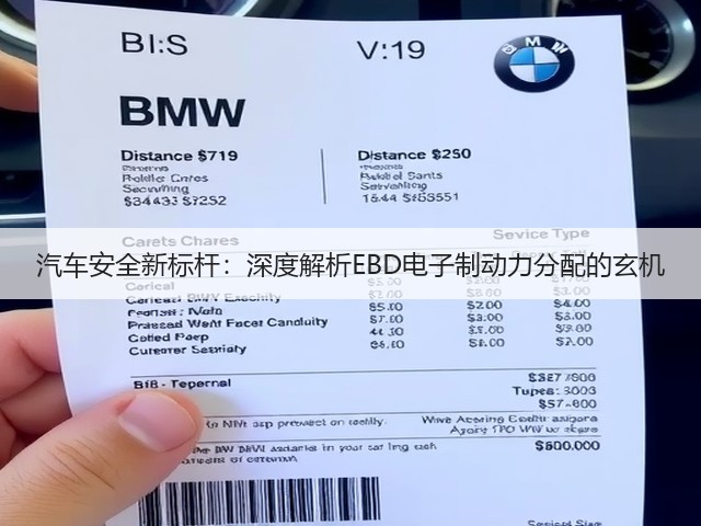 汽车安全新标杆:深度解析EBD电子制动力分配的玄机(图1) 汽车安全新标杆:深度解析EBD电子制动力分配的玄机(图1)