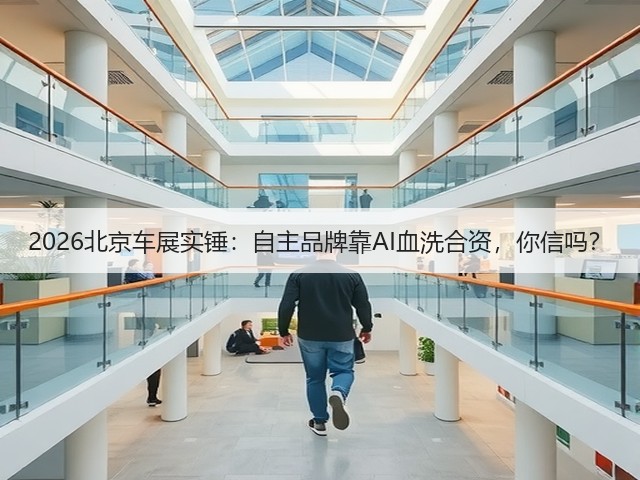 2026北京车展实锤:自主品牌靠AI血洗合资,你信吗?(图3) 2026北京车展实锤:自主品牌靠AI血洗合资,你信吗?(图3)