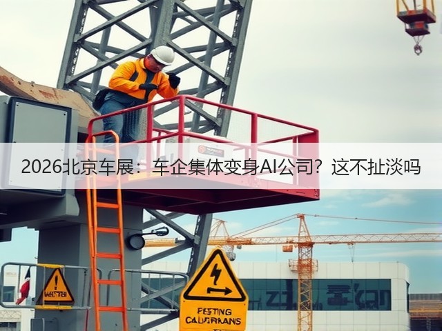 2026北京车展:车企集体变身AI公司?这不扯淡吗(图1) 2026北京车展:车企集体变身AI公司?这不扯淡吗(图1)