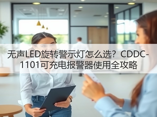 无声LED旋转警示灯怎么选？CDDC-1101可充电报警器使用全攻略(图2)
