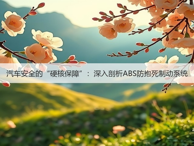 汽车安全的“硬核保障”:深入剖析ABS防抱死制动系统(图3) 汽车安全的“硬核保障”:深入剖析ABS防抱死制动系统(图3)