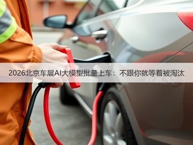 2026北京车展AI大模型批量上车:不跟你就等着被淘汰(图2) 2026北京车展AI大模型批量上车:不跟你就等着被淘汰(图2)