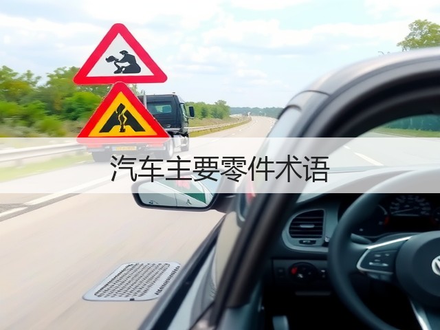 汽车主要零件术语(图1) 汽车主要零件术语(图1)